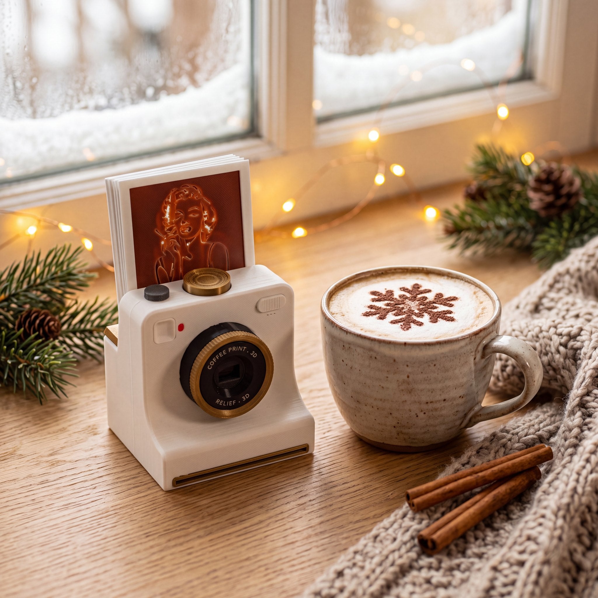 CaféClic blanc – dans une cuisine d’hiver